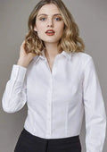 Biz Collection Corporate Wear Blue / 6 Biz Collection Regent Ladies L/S Shirt S912LL