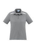 Biz Collection Sonar Ladies Polo P901LS Casual Wear Biz Collection 6 Silver/White