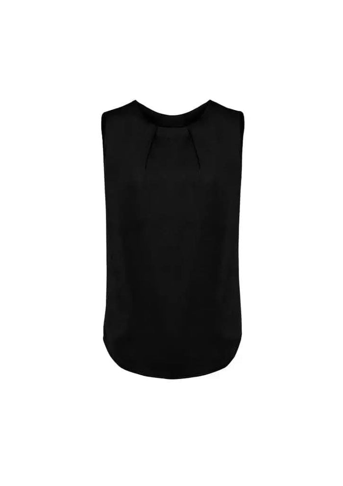 Biz Corporates Estelle Pleat Blouse RB973LN Corporate Wear Biz Corporates 4 Black