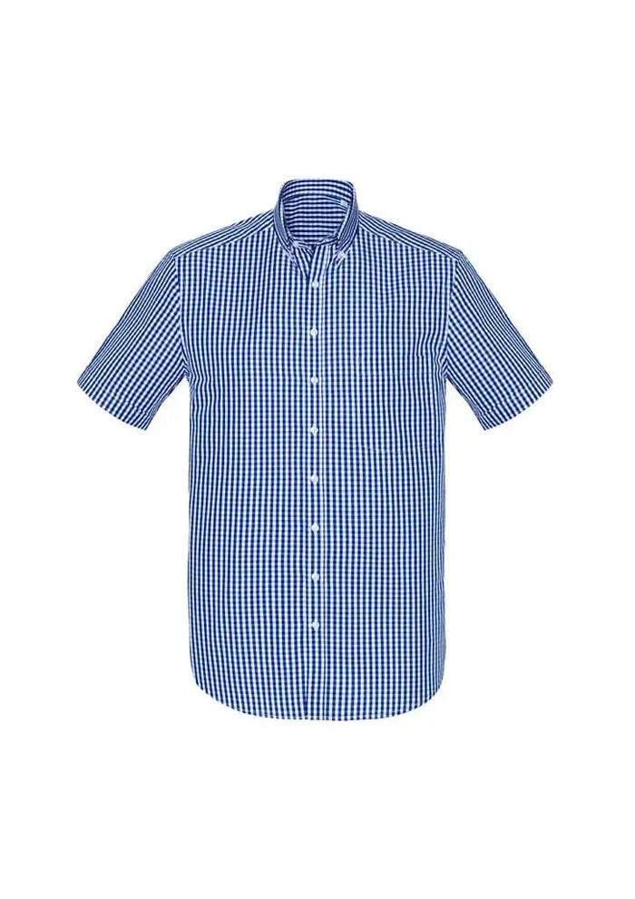 Biz Corporates Springfield Mens Short Sleeve Shirt 43422 Corporate Wear Biz Corporates XS French Navy