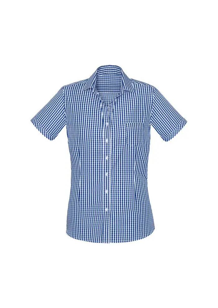 Biz Corporates Springfield Womens Short Sleeve Shirt 43412 - Flash Uniforms