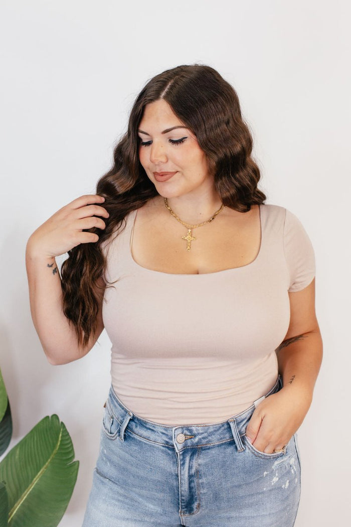 Chic & Sleek Bodysuit - Macoma Boutique100 Short Sleeve