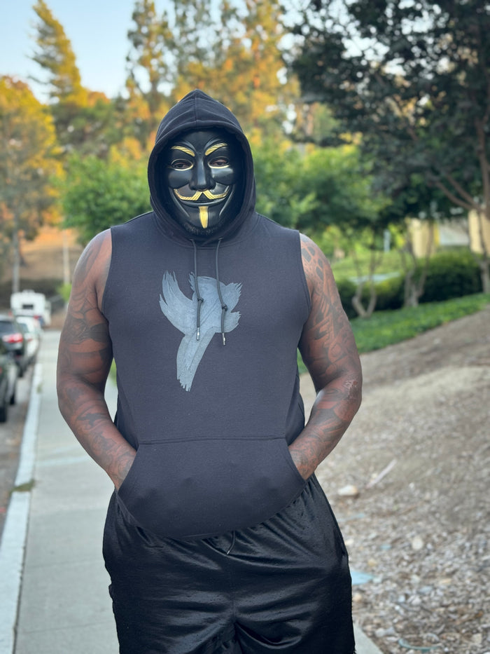 Black on black Hoodie