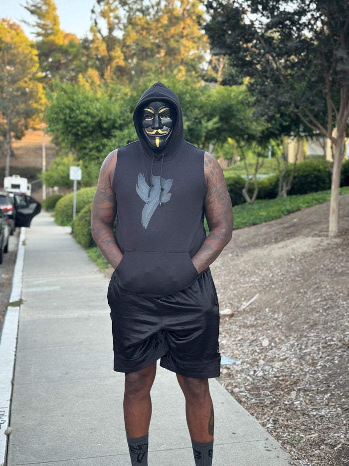 Black on black Hoodie