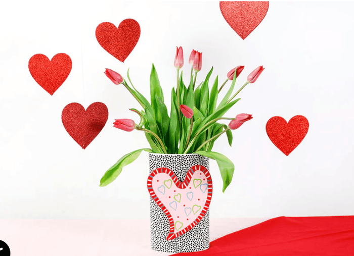 Black Small Dot Big Oval Vase Happy Everything