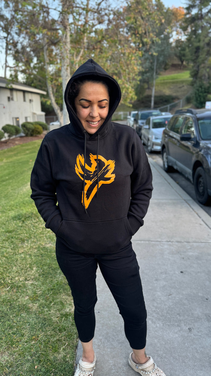 Black Sports One Weight Seven Hoodie