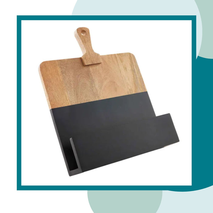 Black Two Toned Cookbook Holder