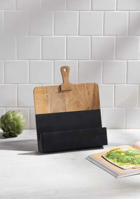 Black Two Toned Cookbook Holder