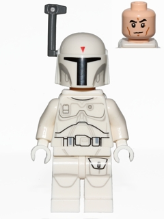 Boba Fett - White, Detailed Pattern