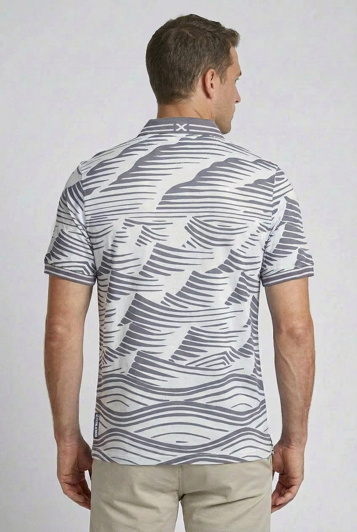 Boom Boom | Men's Printed 40s Jersey Polo