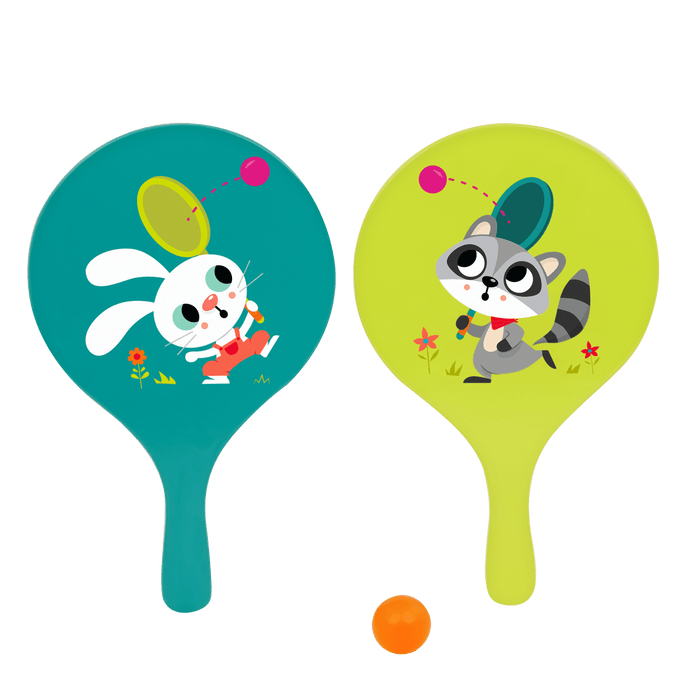 Bouncy paddle ball game for kids summer