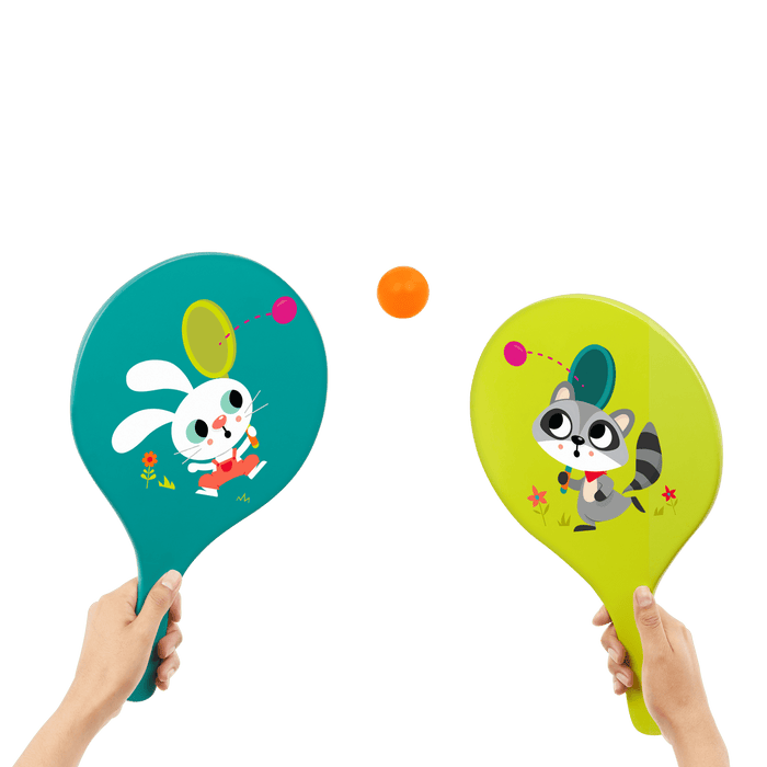 Bouncy paddle ball game for kids summer