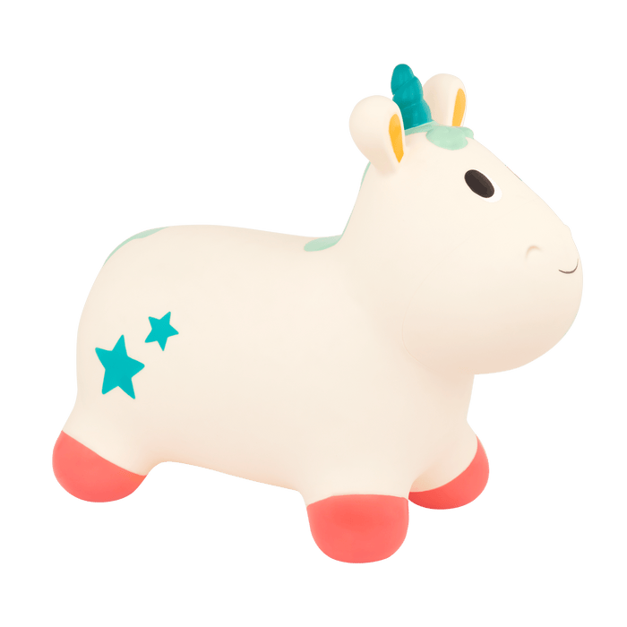 Unicorn inflatable bouncer toy for toddlers ride-on