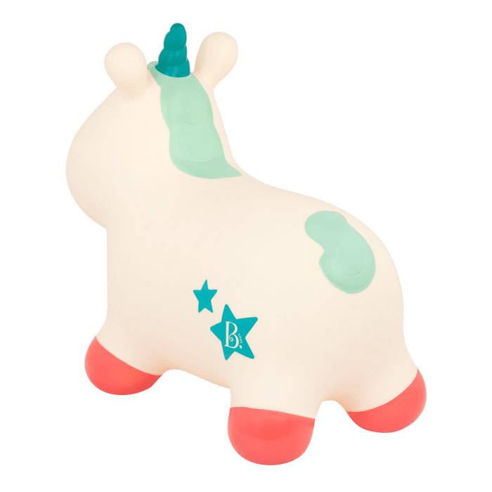 Unicorn inflatable bouncer toy for toddlers ride-on