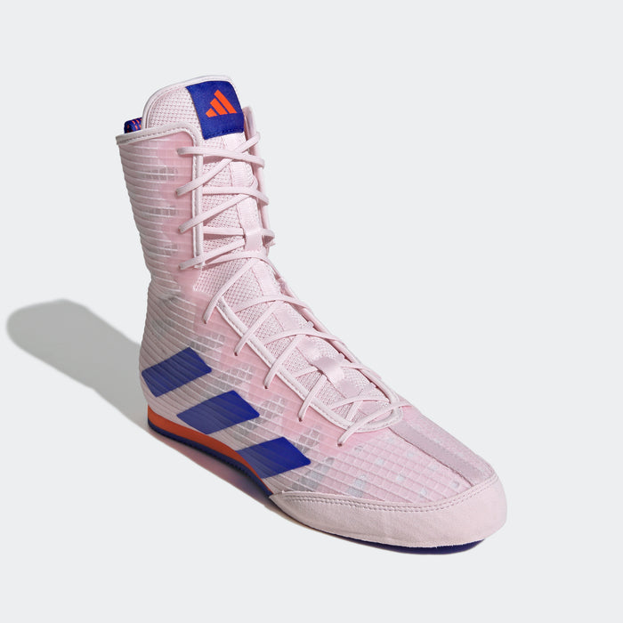 adidas BOX HOG 4 Boxing Shoes | Lucid Red-Almost Pink | Men's