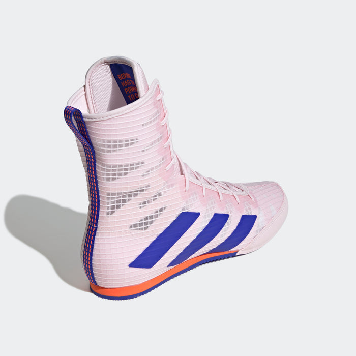 adidas BOX HOG 4 Boxing Shoes | Lucid Red-Almost Pink | Men's