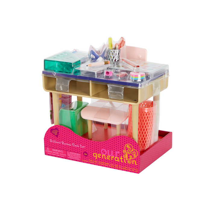 Brilliant Bureau Desk Set - Our Generation