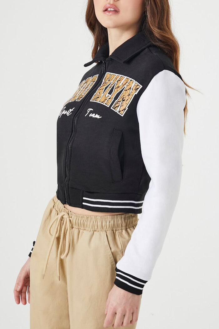 Brooklyn Zip-Up Bomber Jacket