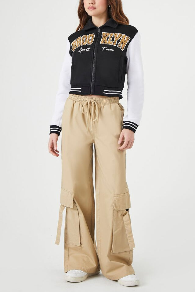Brooklyn Zip-Up Bomber Jacket