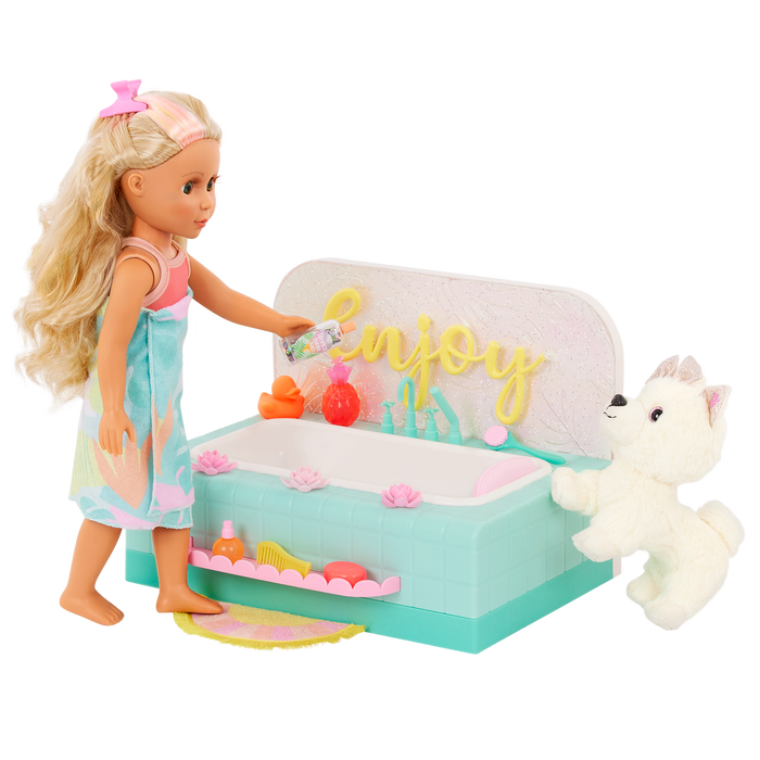 Glitter Girls Bubbly Bathtime Playset