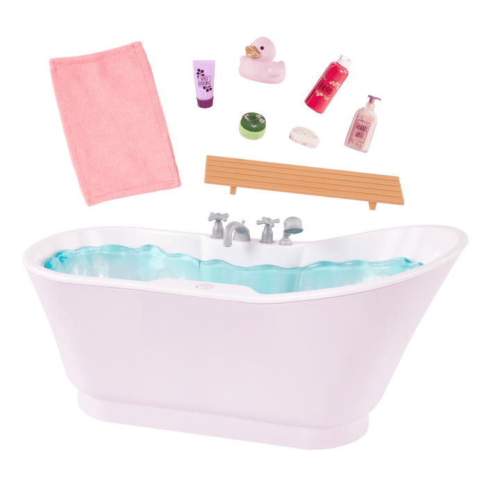 Our Generation Bubbly Bathtime Set for 18-inch Dolls