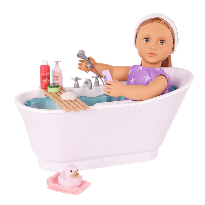 Our Generation Bubbly Bathtime Set for 18-inch Dolls