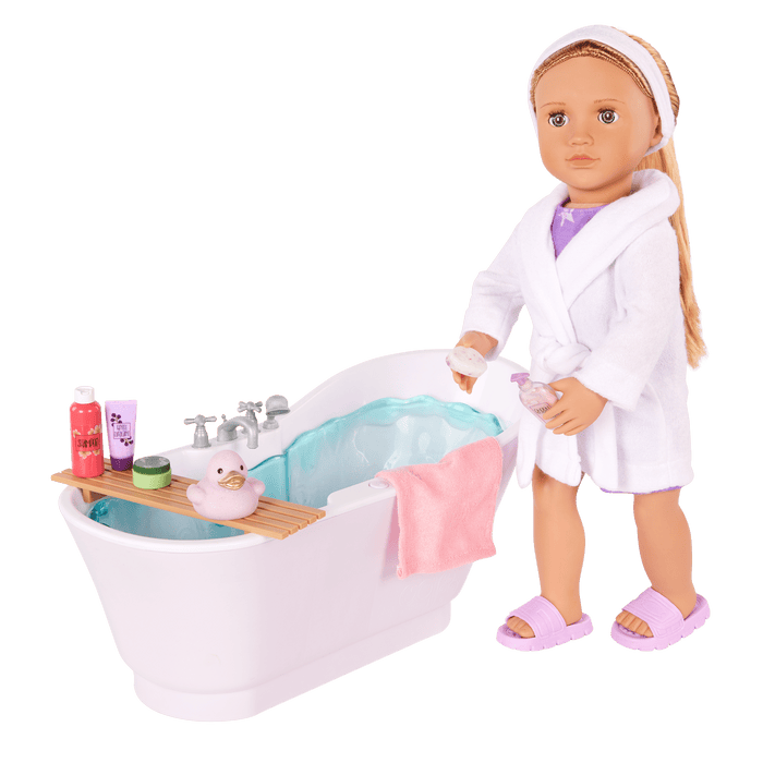 Our Generation Bubbly Bathtime Set for 18-inch Dolls