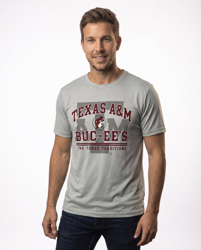 Buc-ee's Adult Texas A&M Performance T-Shirt