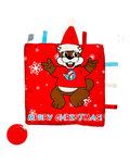 Cozy infant activity blanket - Holiday design for festive cheer