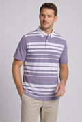 Buck |  Men's Striped Pique Polo