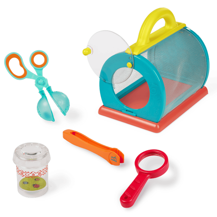 5-piece deluxe insect catching set for kids and toddlers with bug hotel