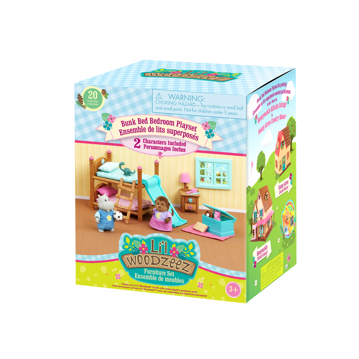 Bunk Bed Bedroom Set - Deluxe - Li’l Woodzeez