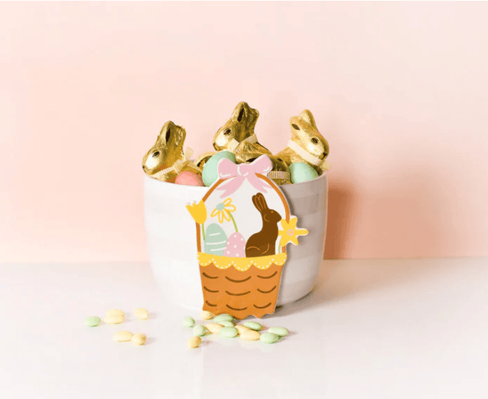 Bunny Basket Big Attachment Happy Everything