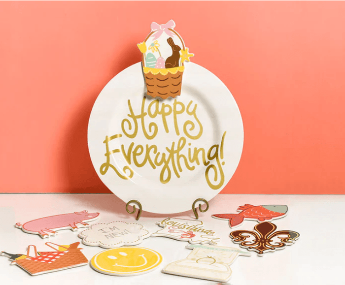 Bunny Basket Big Attachment Happy Everything