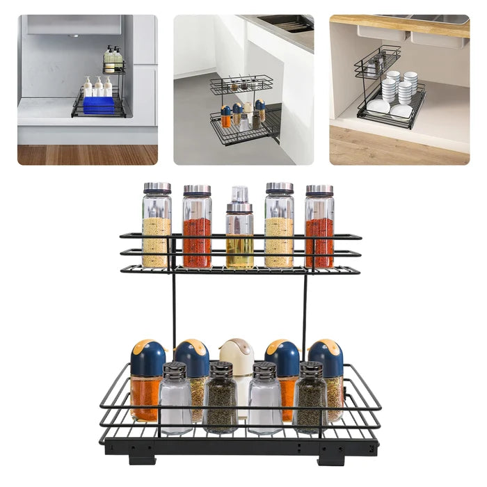 Cade L-Shape 2-Tier Under-Sink Pull-Out