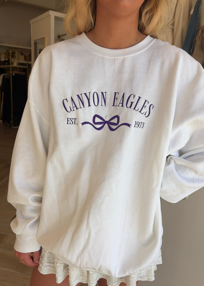 Canyon Eagles Est 1973 Embroidered Sweatshirt