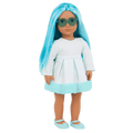 Our Generation 18-inch Multicolored Hair Doll Capri