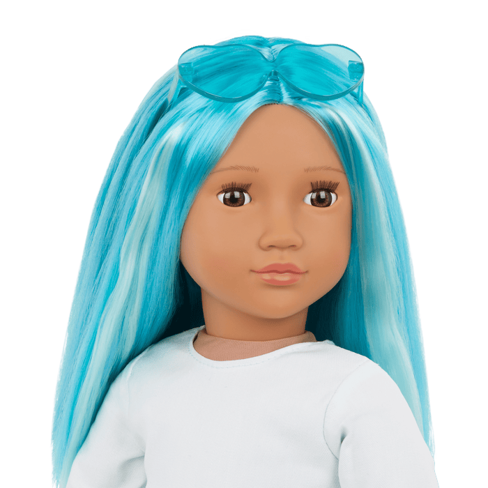 Our Generation 18-inch Multicolored Hair Doll Capri
