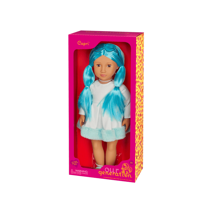 Our Generation 18-inch Multicolored Hair Doll Capri