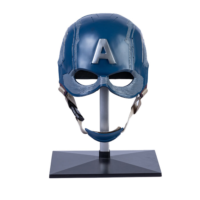 Captain America Helmet - Full Head Replica - MCU Avengers Costume Prop