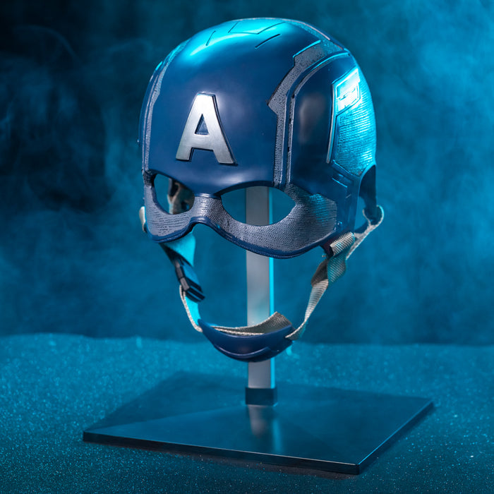 Captain America Helmet - Full Head Replica - MCU Avengers Costume Prop