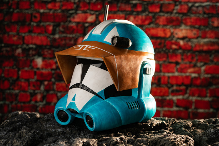 Captain Tukk Helmet - Star Wars Clone Replica - Adult Halloween Prop