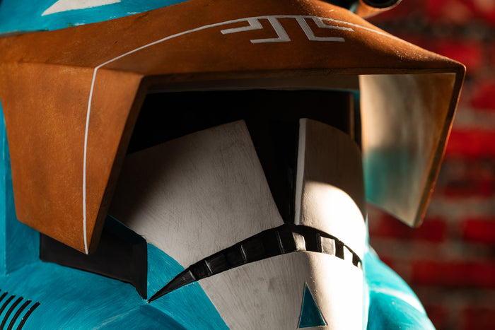Captain Tukk Helmet - Star Wars Clone Replica - Adult Halloween Prop