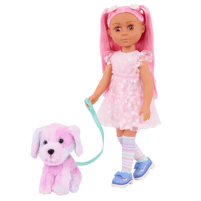 Glitter Girls Cara & Sprinkles 14-inch Doll Pet Duo