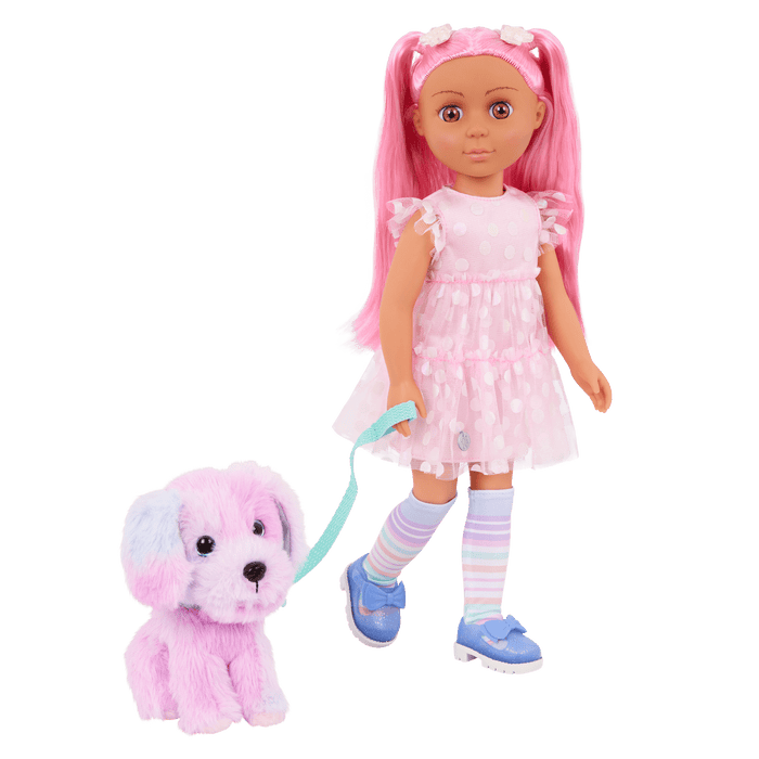 Glitter Girls Cara & Sprinkles 14-inch Doll Pet Duo