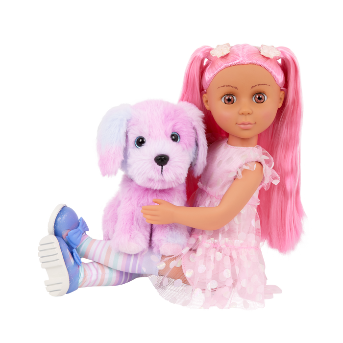 Glitter Girls Cara & Sprinkles 14-inch Doll Pet Duo