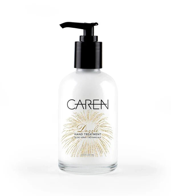 Caren Dazzle Hand Treatment Glass Bottle