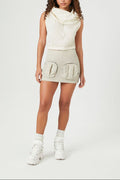 Cargo Utility Mini Skirt