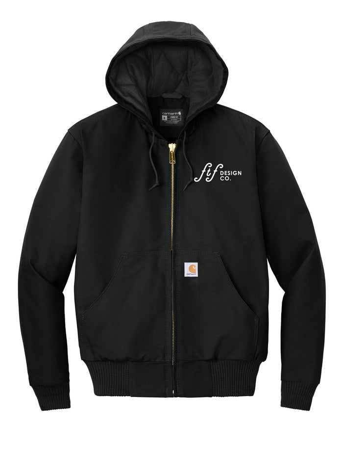 Carhartt® Quilted-Flannel-Lined Duck Active Jac