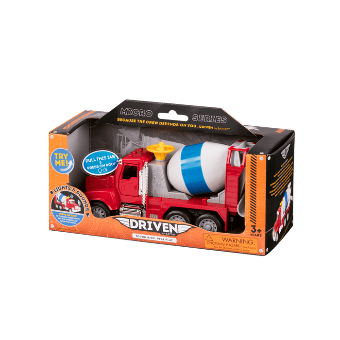 Small Micro Series Red toy cement mixer